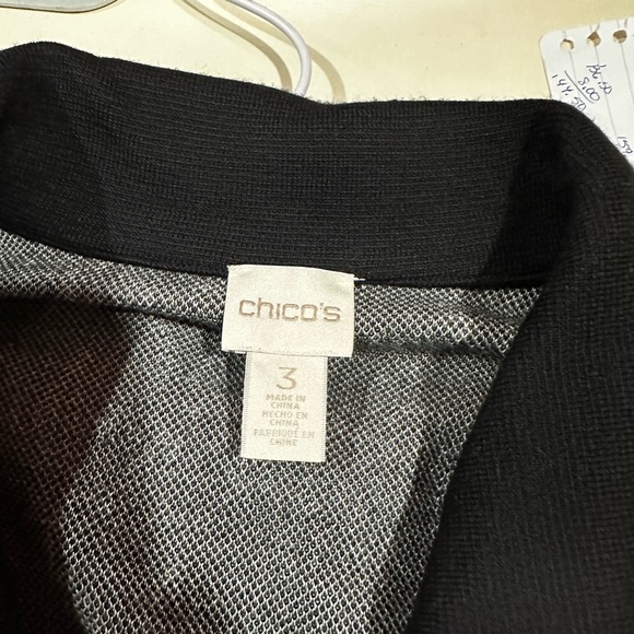 chico’s size 3 sweater dress. animal print or jacket - Picture 15 of 16